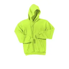Port & Company&reg; Tall Essential Fleece Pullover Hooded Sweatshirt Safety Green