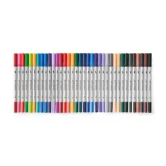Dual Tip Brush Fineliner Markers by Artist's Loft&trade;