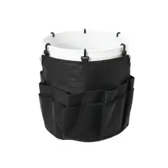 Household Essentials 19" Bucket Caddy with Trim Black