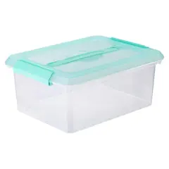 14.5qt. Storage Bin with Lid by Simply Tidy&reg; Mint