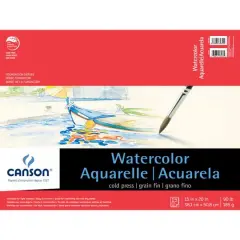 Canson&reg; Foundation Series Watercolor Pad, 15" x 20"