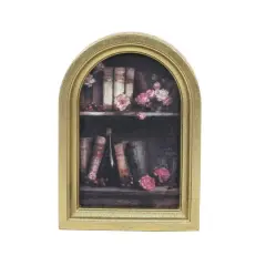 7" Book Print Arch Tabletop D&eacute;cor by Ashland&reg;