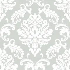 NuWallpaper Ariel Gray Peel & Stick Wallpaper