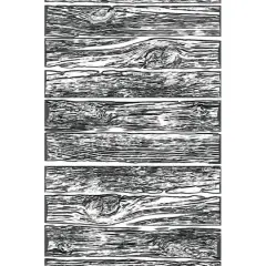 Sizzix&reg; Tim Holtz Mini Lumber 3D Texture Fades Embossing Folder