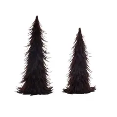 Hello Honey&reg; Burgundy Feather Tree D&eacute;cor Set