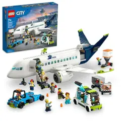 LEGO&reg; City Passenger Airplane 60367 Building Toy Set (930 Pieces)
