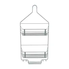 Bath Bliss Gray 2 Tier Shower Caddy