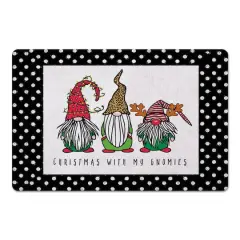 Christmas is Coming Gnomes Floor Mat