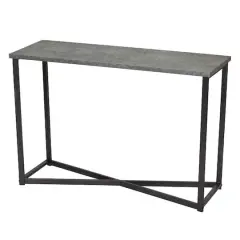Household Essentials Jamestown 30" Console Table Gray