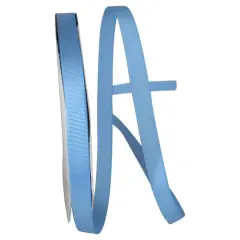 JAM Paper 5/8" x 100yd. Grosgrain Style Wired Ribbon French Blue