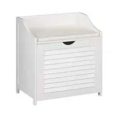 Household Essentials Single-Load Cabinet Hamper Seat