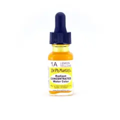 Dr. Ph. Martin's&reg; Radiant Concentrated Watercolor, 0.5oz. 1A Lemon Yellow