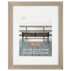 Home 8" x 10" Gray Frame with Mat by Studio D&eacute;cor&reg;