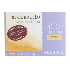 Fabriano&reg; Artistico Extra White Cold Press Watercolor Block