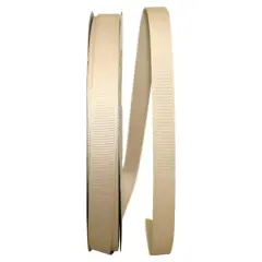 JAM Paper 5/8" Grosgrain Texture Ribbon Natural