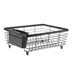 Kitchen Details Bronze Flat Wire Dish Rack