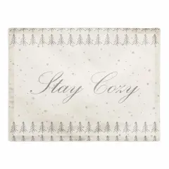 Tree Stay Cozy 18x14 Poly Twill Placemat