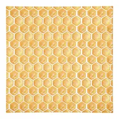 Painted Honeycomb 10" x 10" Cotton Twill Napkin