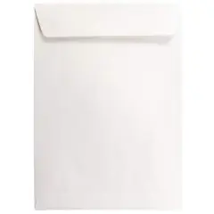 JAM Paper 7.5" x 10.5" White Open End Catalog Commercial Envelopes
