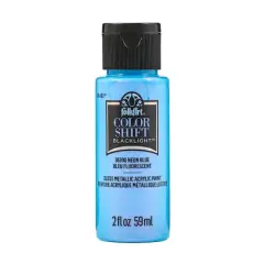 FolkArt &reg; Color Shift Blacklight&trade; Acrylic Paint 36390 Neon Blue