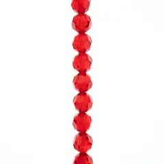 Preciosa Glass Crystal Round Beads, 8mm by Bead Landing&trade; Light Siam