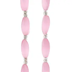 Pink Cat's Eye Glass Twist Beads, 16mm by Bead Landing&trade;