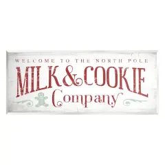 Stupell Industries Milk & Cookie Company Sign Wall Plaque Art
