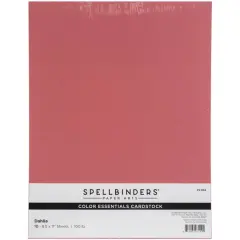 Spellbinders&reg; Color Essentials 8.5" x 11" Cardstock, 10 Sheets Dahlia