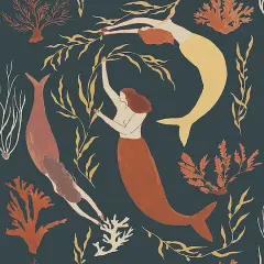 Elana Gabrielle Muses Peel & Stick WallpaperBaltic