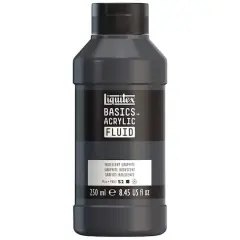 Liquitex&reg; BASICS&reg; Acrylic Fluid, 8.45oz. Iridescent Graphite