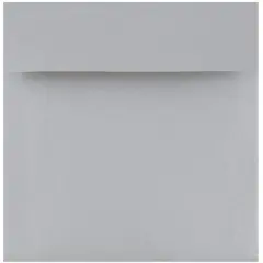 JAM Paper 6" Metallic Square Invitation Envelopes, 25ct. Silver Stardream