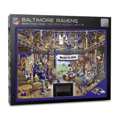 NFL Barnyard Fans 500 Piece Puzzle Baltimore Ravens