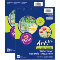UCreate&reg; 9" x 12" Watercolor Paper, 2 Packs of 50