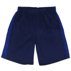 Galaxy by Harvic Boys Active Trim Mesh Basketball Shorts Navy/Royal