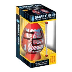 Smart Egg&reg; 2-Layer Red Dragon Difficult Labyrinth Puzzle