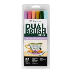 Tombow Teatime Dual Brush Pen Set