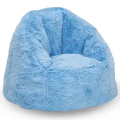 Delta Children 21" Cozee Fluffy Chair Blue