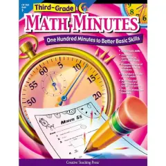 Creative Teaching Press&reg; Math Minutes Workbook, Grade 3