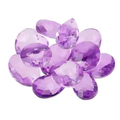 Faceted Glass Rhinestone Pendant Bead Mix by Bead Landing&trade; Purple