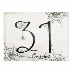 October 31 18" x 14" Cotton Twill Placemat