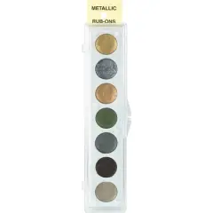 Craf-T No.2 Metallic 7 Color Rub-On Paint Palette