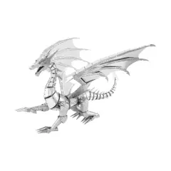 Metal Earth&reg; ICONX Silver Dragon 3D Metal Model Kit