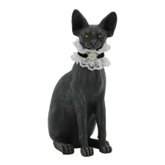 7.5" Black Sphynx Cat Tabletop Accent by Ashland&reg;