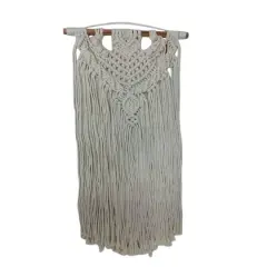 25" Beige Macram&eacute; Fringe Wall Hanging by Ashland&reg;