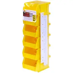 Quantum Storage Systems&reg; ULTRA Stack & Hang 6 Bin Set Yellow