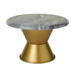 Grey Glam Cake Stand, 10" x 10" x 7"