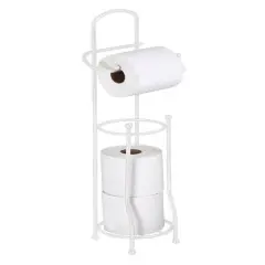 Bath Bliss Toilet Paper Holder & Dispenser White
