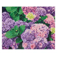 Hydrangea Square Diamond Art Kit by Make Market&reg;