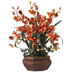 3ft. Boat Orchid Arrangement in Decorative Planter