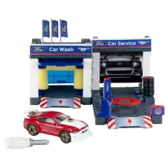 Theo Klein Ford&reg; Service Station Playset with 2019 Ford Mustang
